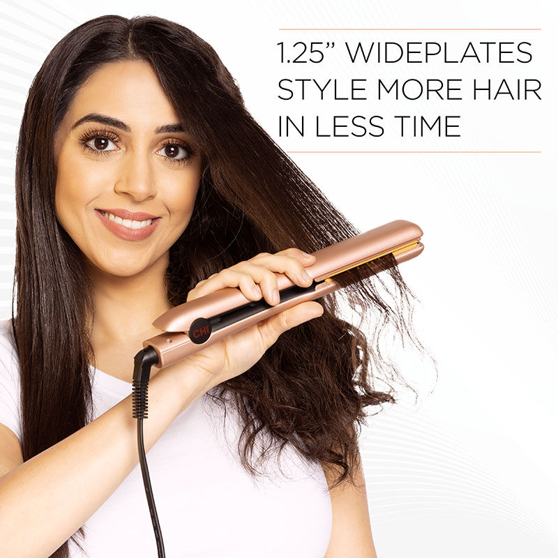 CHI 1.25 Inch Digital Ceramic Hair Iron - Rose Gold